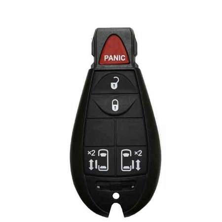 KEYLESS FACTORY KeylessFactory:Fobik Remotes:Dodge/Chrysler/Jeep 2008-2013 5B Fobik Remote RK-CHY-FBK-8